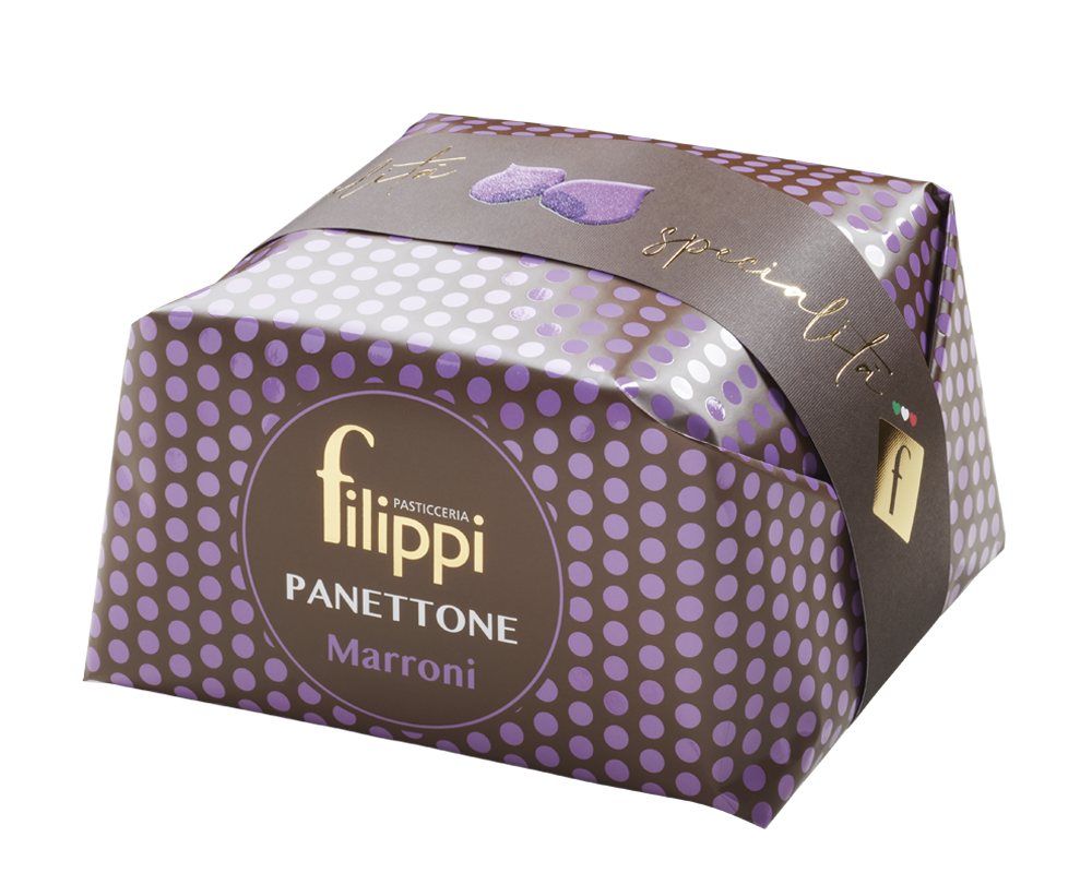 Special panettone with chestnuts