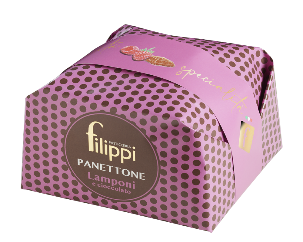 PANETTONE AUX FRAMBOISES ET AU CHOCOLAT NOIR