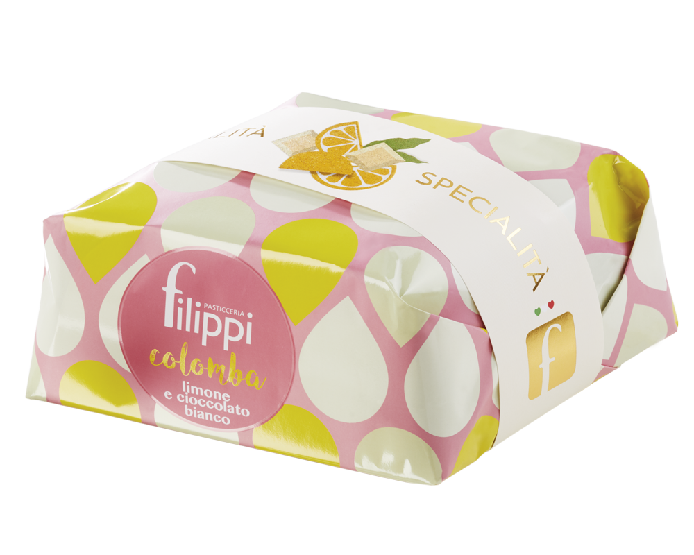 Colomba con limone e cioccolato bianco