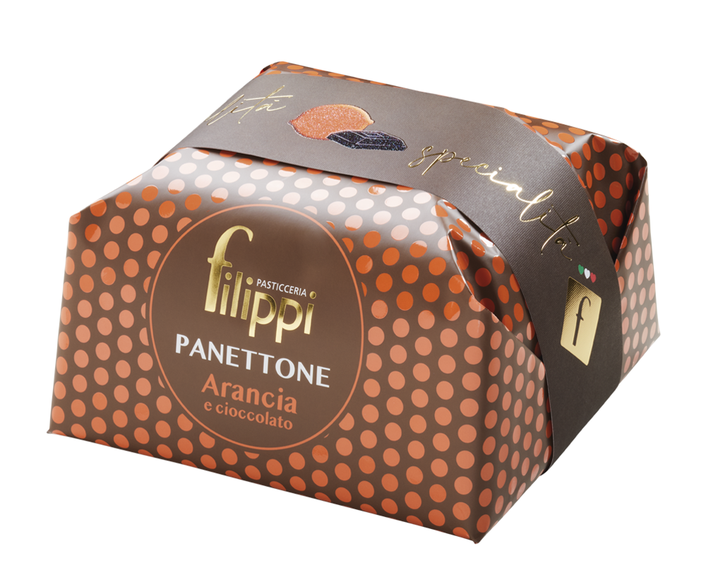 PANETTONE SPECIALE CON ARANCIA E CIOCCOLATO