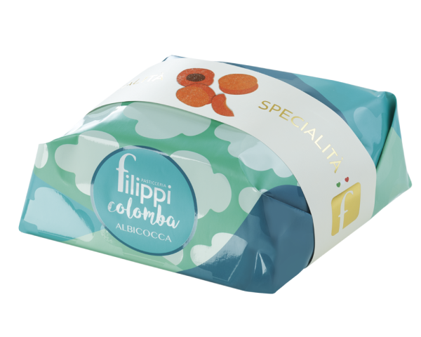 Colomba con albicocche