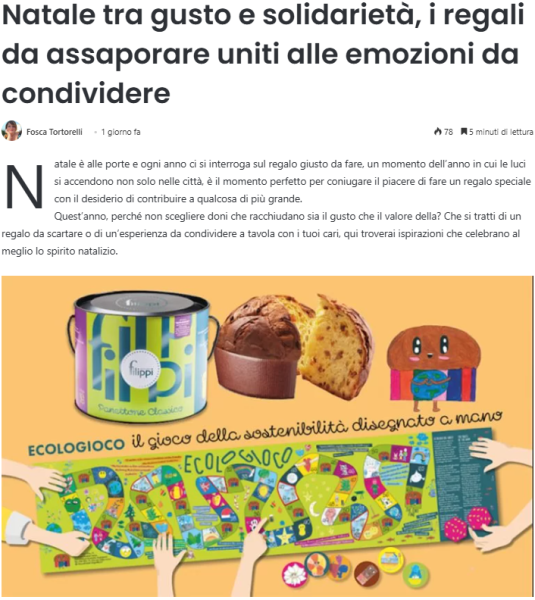 Natale tra gusto e solidarietà, i regali da assaporare uniti alle emozioni da condividere