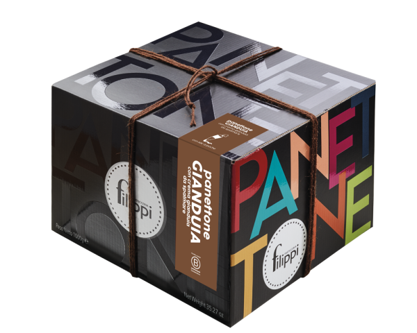 GIANDUIA PANETTONE WITH GIANDUIA CREAM TO SPREAD GR 1000