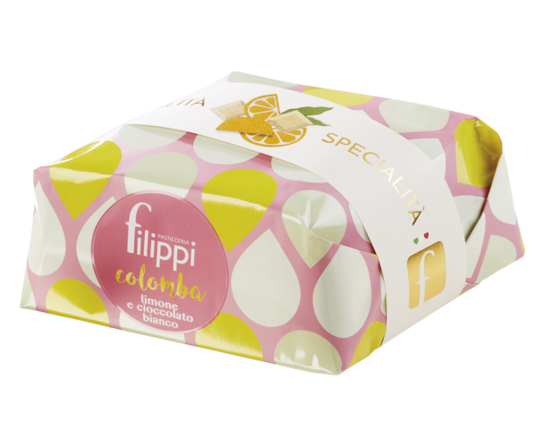Colomba con limone e cioccolato bianco