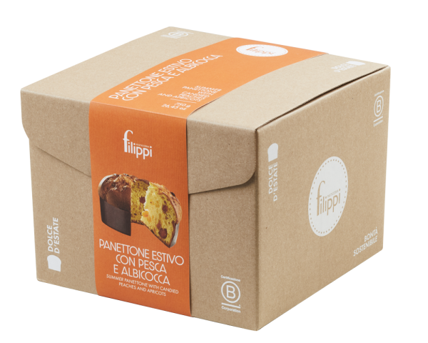 PANETTONE ESTIVO CON PESCA E ALBICOCCA