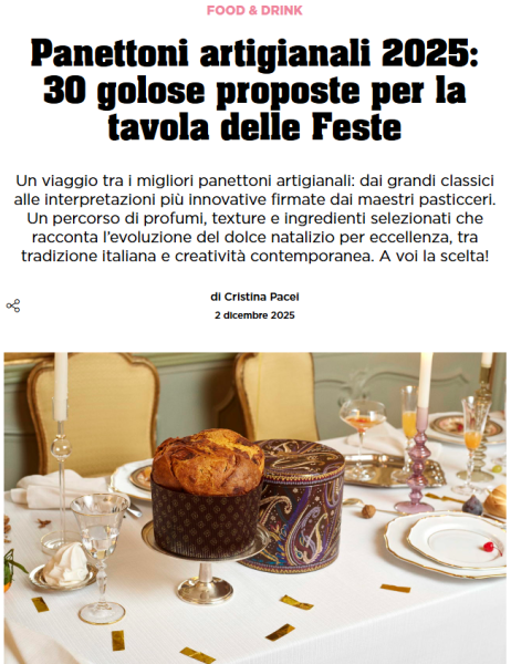 Panettoni artigianali 2025: 30 golose proposte per la tavola delle Feste