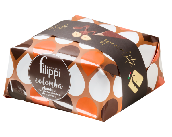 Colomba Gianduia con crema gianduia da spalmare