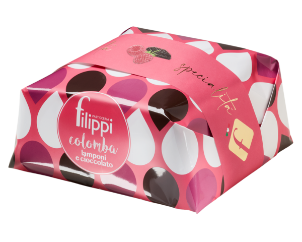 Colomba aux framboises et chocolat noir 1000g