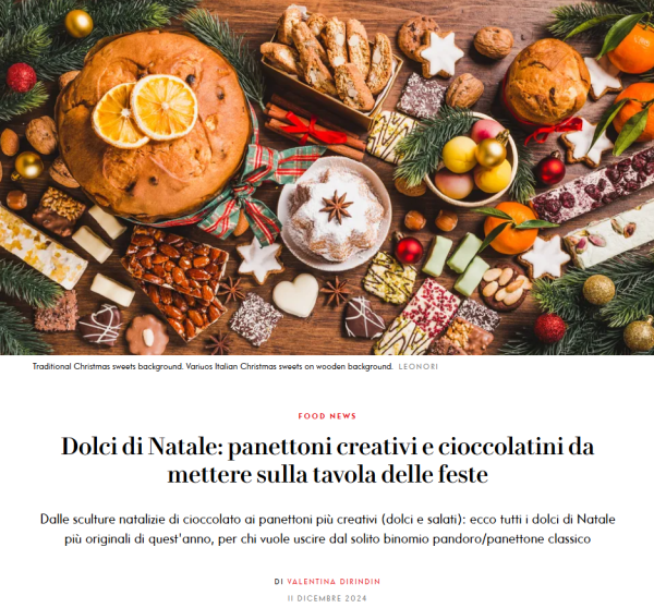 Dolci di Natale: panettoni creativi e cioccolatini da mettere sulla tavola delle feste