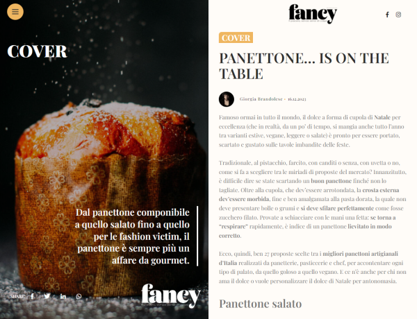 PANETTONE… IS ON THE TABLE