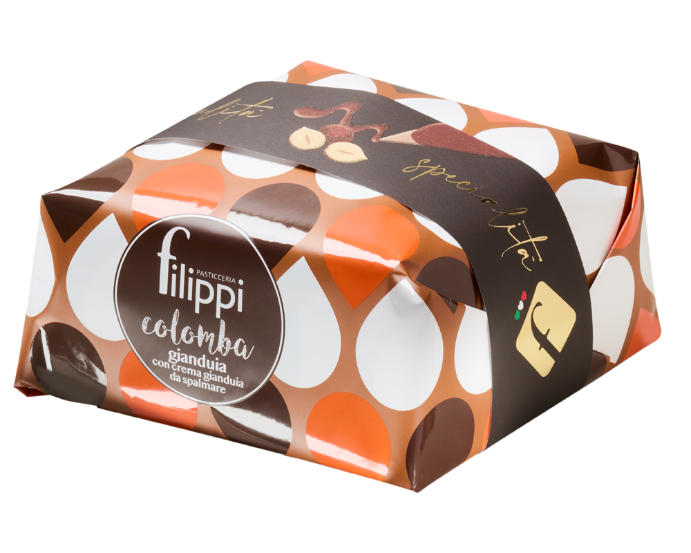 Colomba Gianduia con crema gianduia da spalmare