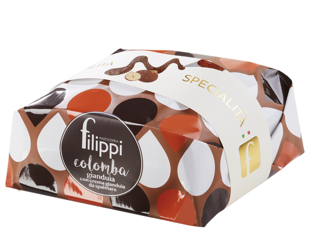 Colomba Gianduia con crema gianduia da spalmare